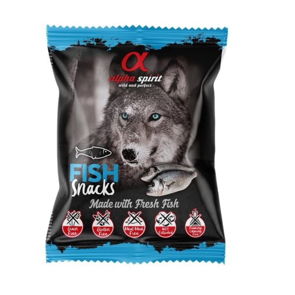 Alpha Spirit Halas Félnedves Snack Kockák