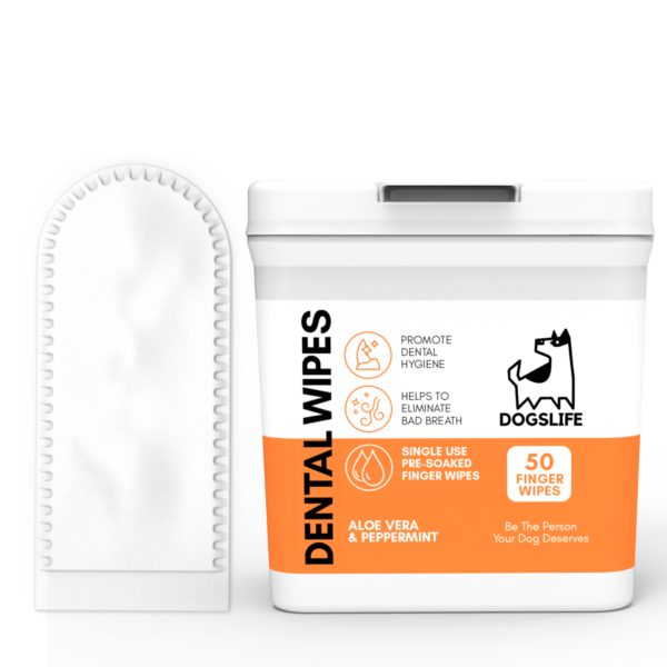 OurDogsLife Fogtisztító kendő Dental Wipes kutyáknak