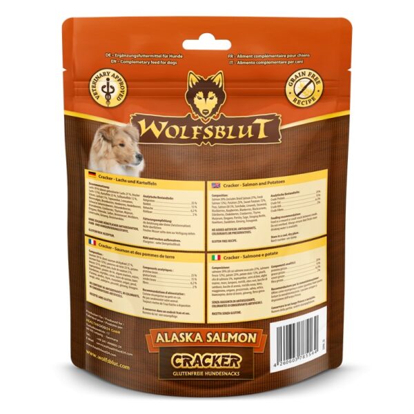 Wolfsblut Alaska Salmon Cracker - lazac burgonyával 225g - Image 2