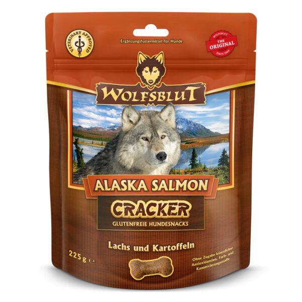 Wolfsblut Alaska Salmon Cracker - lazac burgonyával 225g