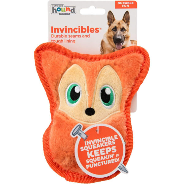 Outward Hound Invincibles Mini Plüss Róka - Image 2