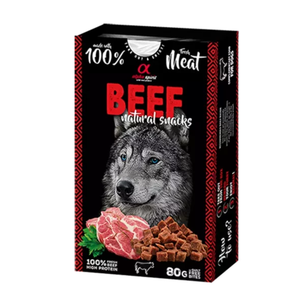 ALPHA SPIRIT NATURAL SNACKS-MARHÁS JUTALOMFALAT KUTYÁKNAK