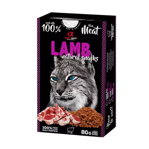 ALPHA SPIRIT NATURAL SNACKS-BÁRÁNYOS JUTALOMFALAT MACSKÁKNAK