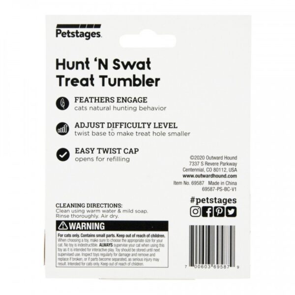 Hunt 'N Swat Treat Tumbler cica játék - Image 3