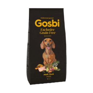 Gosbi Exclusive Grain Free Adult Duck Mini – gabonamentes kacsa ízesítésű száraztáp mini kutyáknak
