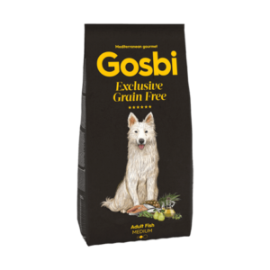 Gosbi Exclusive Grain Free Adult Fish Medium Húsmentes, gabonamentes, halas recept közepes testű felnőtt kutyáknak