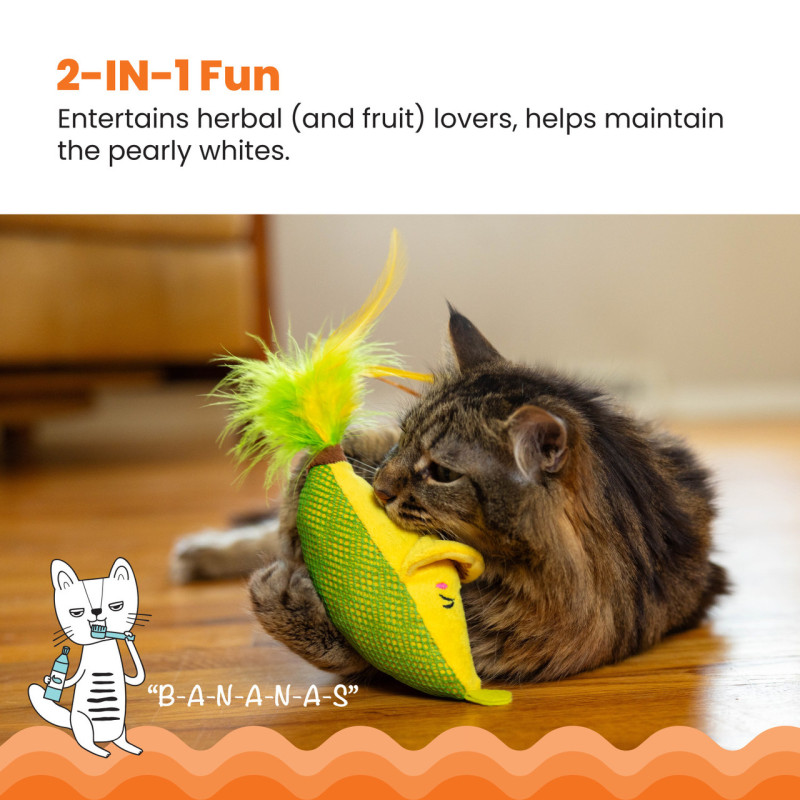 Petstage KICKER PEELIN' GOOD BANANA macskajáték - Image 4