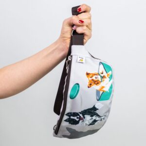 Fancy Flea Border Collie mintás övtáska