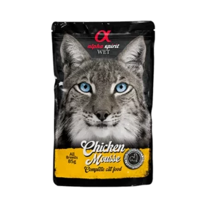 Alpha Spirit Mousse Csirkehúsos alutasakos nedvestáp macskáknak