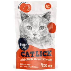Kitty Joy Cat Lick - Csirke krém 4 x 15 g