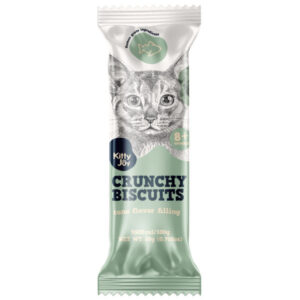Kitty Joy Crunchy Biscuits Tonhallal töltve macskáknak 20 g