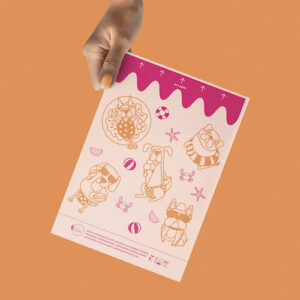 Bag Organi Kutyajó zacskó sétákhoz APRICOT