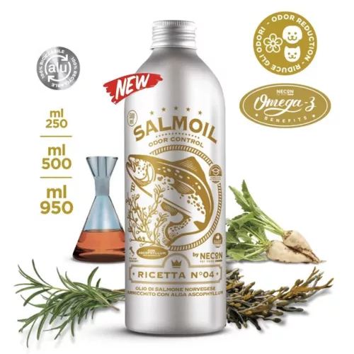Salmoil-4 Odor Control – Friss lehelet & emésztéstámogató lazacolaj