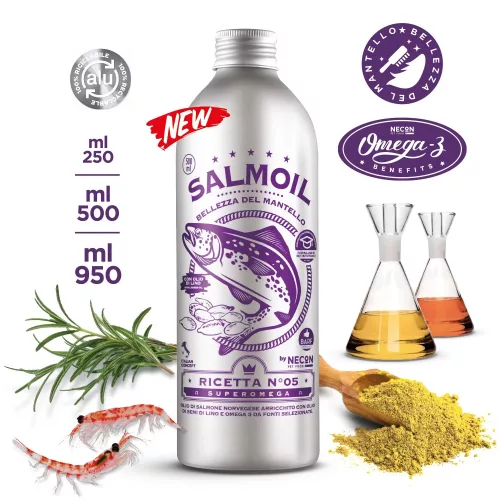 Salmoil-5 Coat Beauty Super-Omega – Szívműködés, Bőr- és szőrtámogató lazacolaj