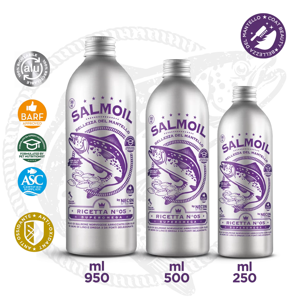 Salmoil-5 Coat Beauty Super-Omega – Szívműködés, Bőr- és szőrtámogató lazacolaj - Image 2